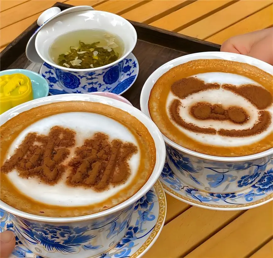 Chengdu Night Markets Series captures local flavors with Chengdu-style coffee and fragrant jasmine tea served at a lively night market stall