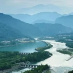 Dujiangyan Aerial View Chengdu UNESCO Site