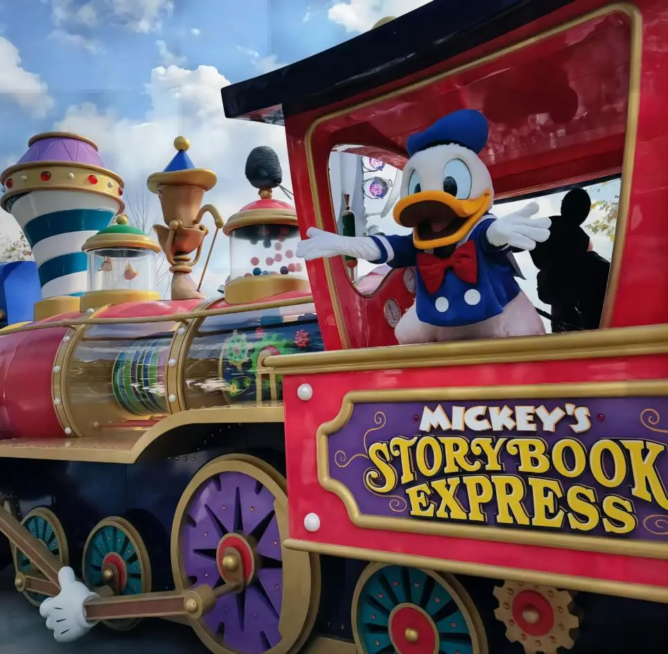 Mickey Mouse parade float at Shanghai Disney Resort