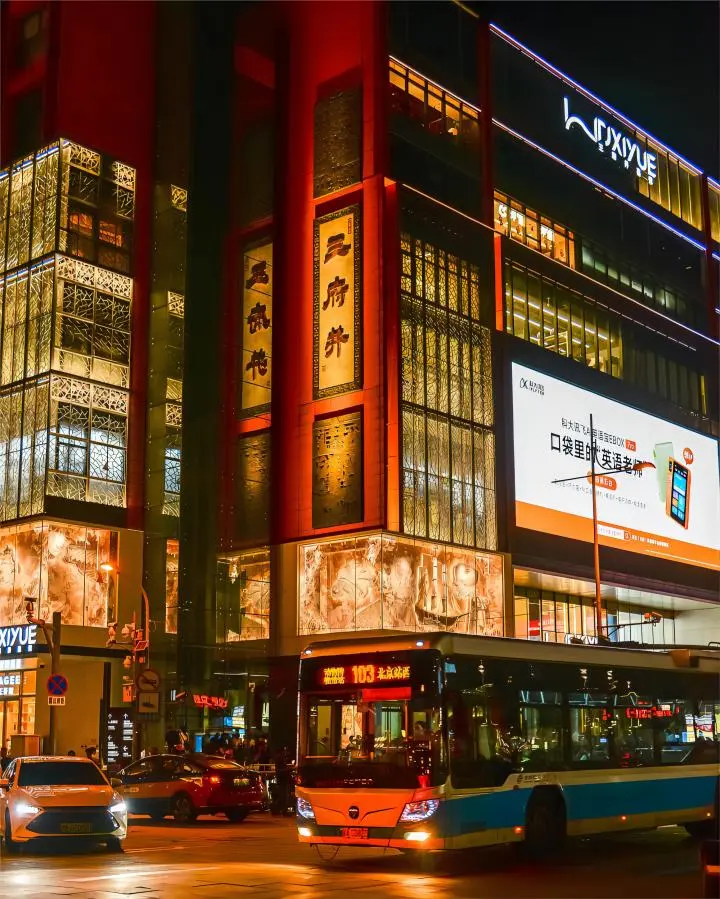 Wangfujing Street night view in Beijing – perfect stop on a 3-day Beijing itinerary