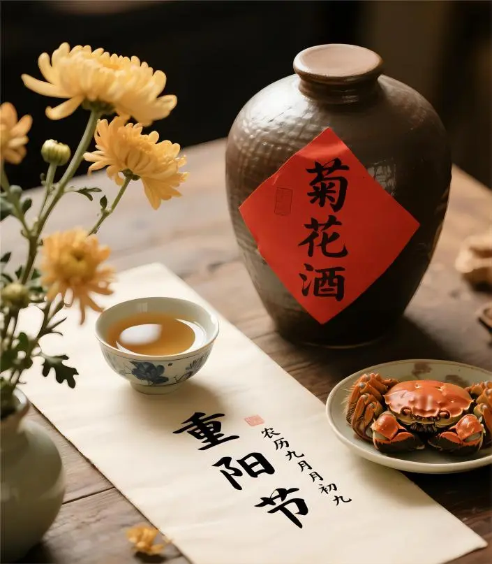 Close-up of Chrysanthemum wine, a traditional Beijing drink on Beijing Local Food Trails