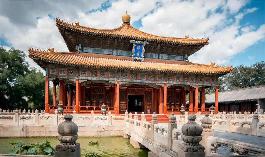 Biyong Hall, Guozijian, Beijing, ancient lecture hall for emperors near Confucius Temple