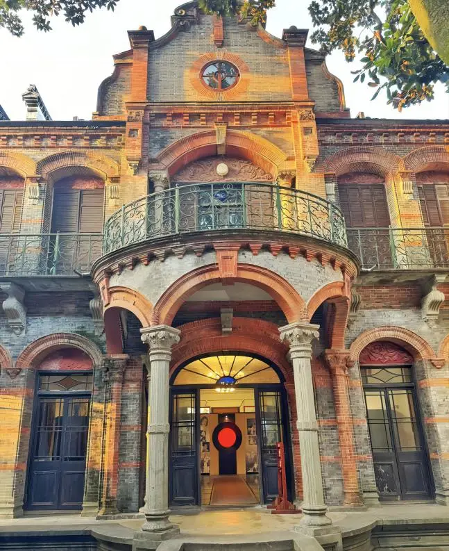Former Residence of Zhang Shiming in Nanxun Water Town from Shanghai, blending Chinese and Western architectural styles.