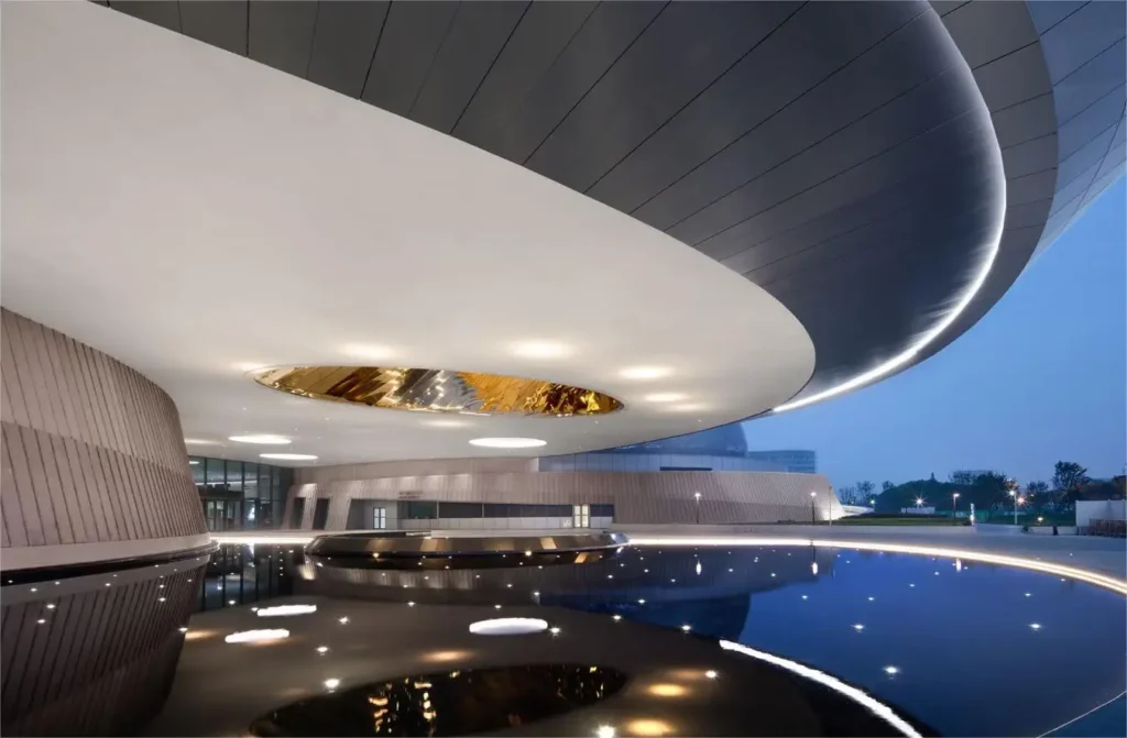 Entrance of Shanghai Astronomy Museum, Shanghai science museum and Pudong attraction