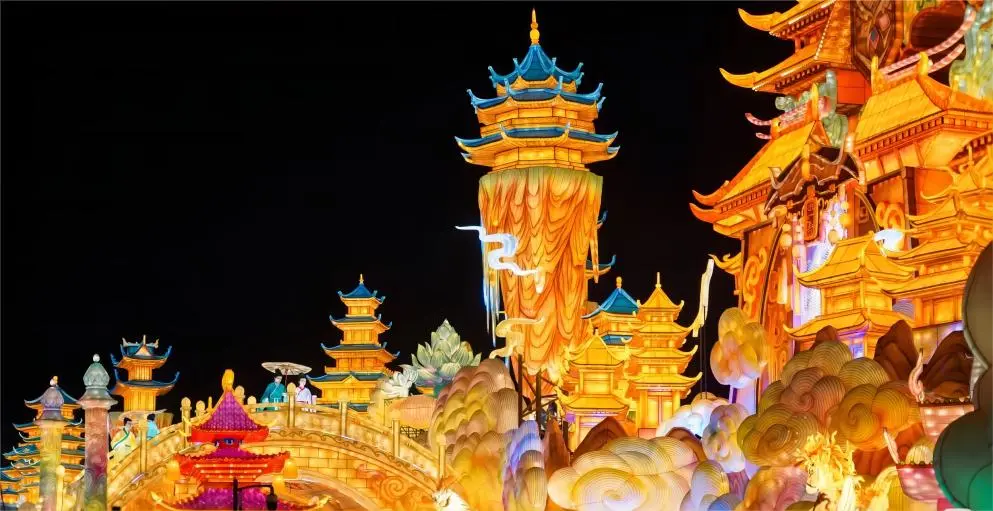 Zigong Lantern Festival celestial palace lantern scene