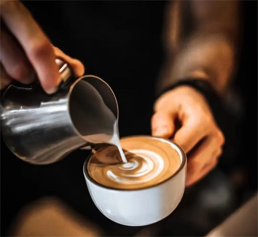 Close-up of rich espresso crema, representing the quality found in Shanghai coffee shops