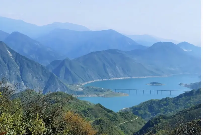Spring scenery in Longchi National Forest Park near Chengdu