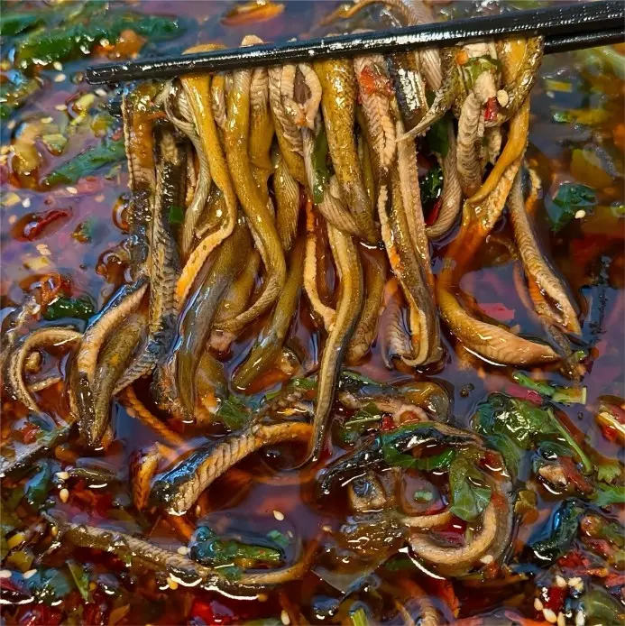 Traditional Mount Emei shredded eel dish