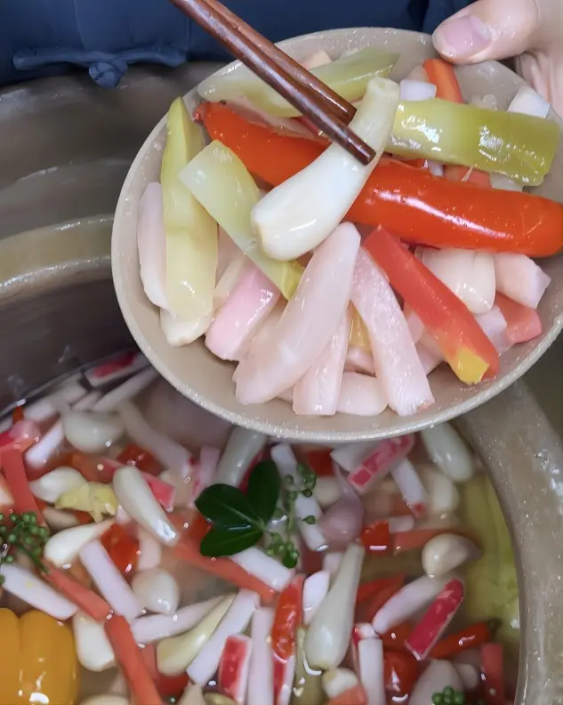 Zhang Lao Er Sichuan pickles, a famous local paocai shop in Chengdu