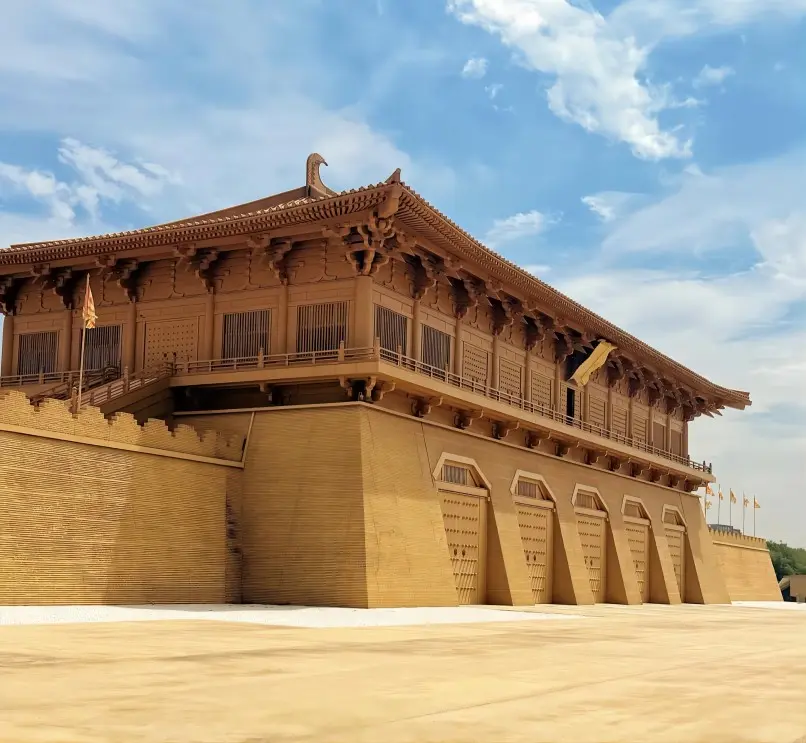 Danfeng Gate Museum entrance at Daming Palace Xi’an showcasing ancient palace foundations