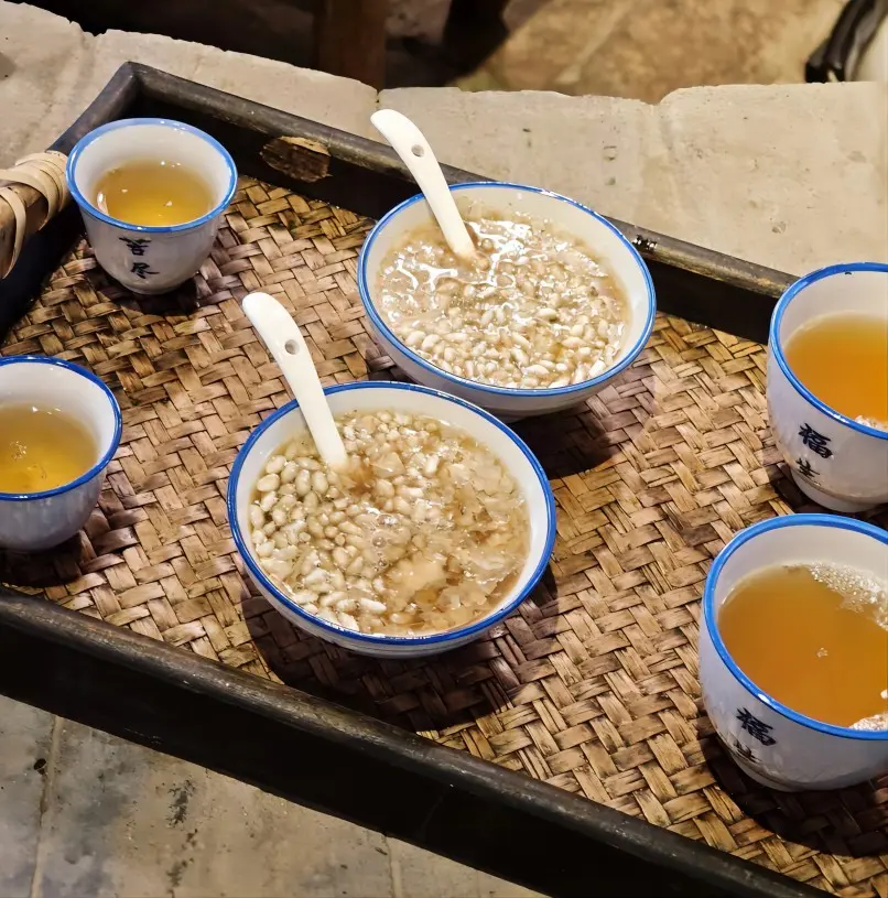 Traditional Bai three course tea ceremony in Dali Yunnan