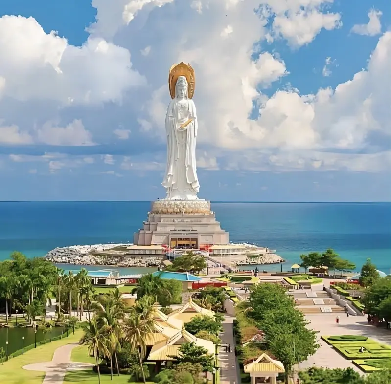 108-meter Nanshan Guanyin statue at Nanshan Cultural Tourism Zone, Sanya